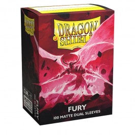 Image of Dragon Shield Sleeves: Standard Matte Dual - Fury 100CT